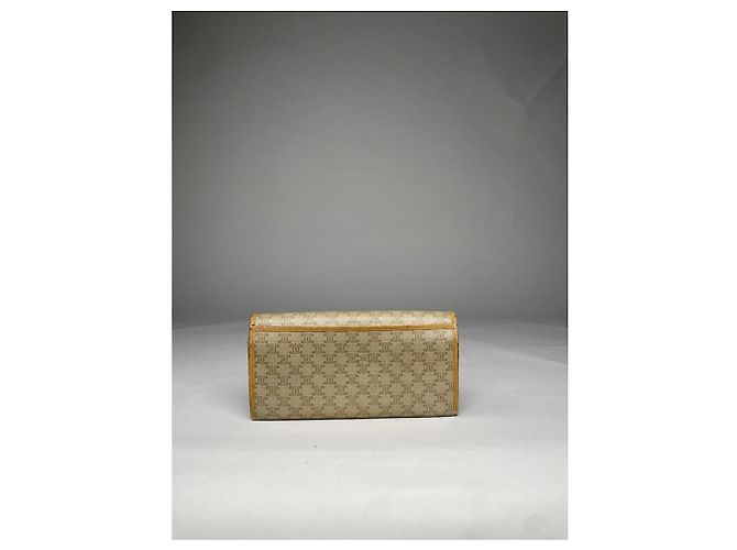 Céline Cartera de cuero beige Celine Triomphe - vista 3