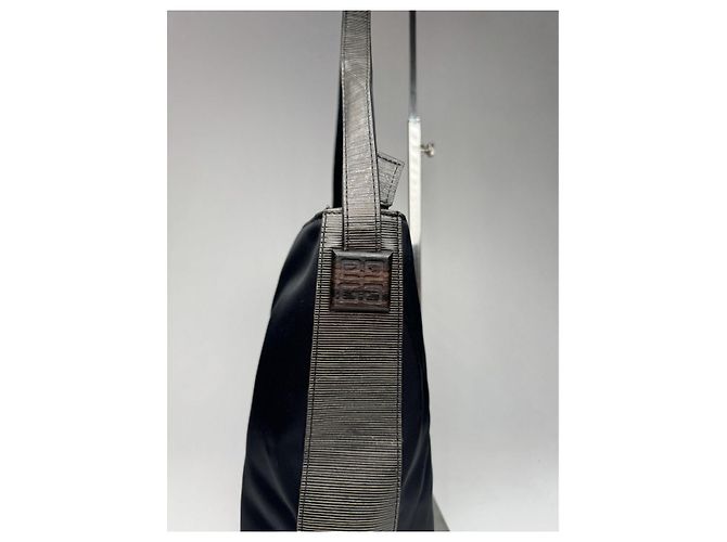 Givenchy 4G schwarze Baumwollhandtasche - Ansicht 5