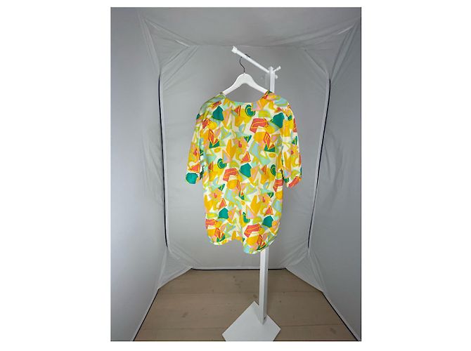 Top in seta multicolore Givenchy - vista 2
