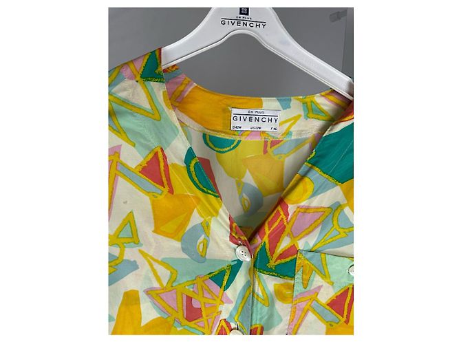 Top in seta multicolore Givenchy - vista 3