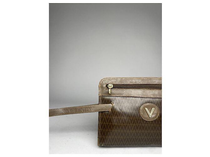 Autre Marque MARIO VALENTINO Borsa a mano in pelle marrone - vista 4