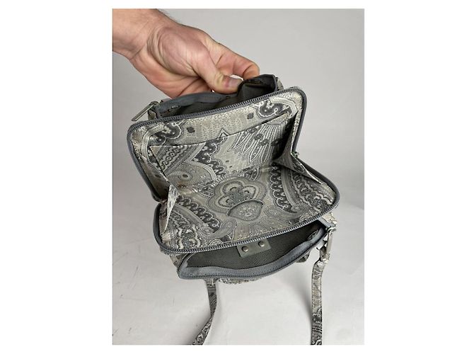 Etro Silber Polyester Handtasche - Ansicht 3