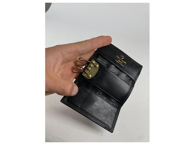 Courreges Borsa in pelle nera Courrèges Nero - vista 4