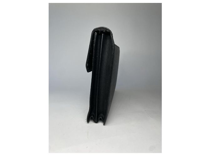 Borsa in pelle nera Pierre Cardin Nero - vista 5