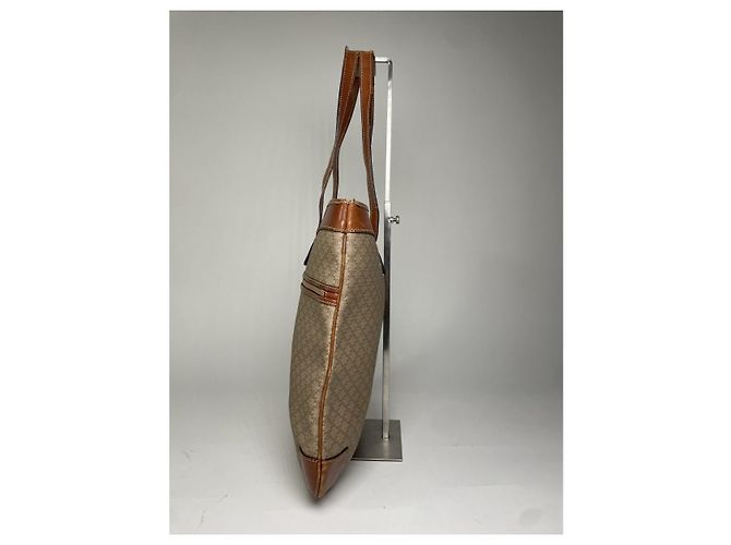 Céline Celine Beiger Lederhandtasche - Ansicht 4