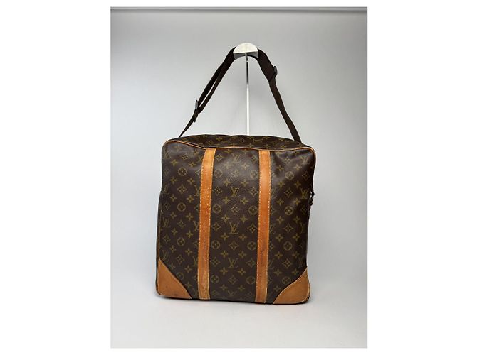 Borsa da viaggio in pelle marrone Louis Vuitton West End - vista 2
