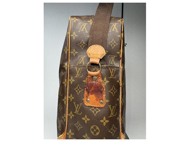 Borsa da viaggio in pelle marrone Louis Vuitton West End - vista 4