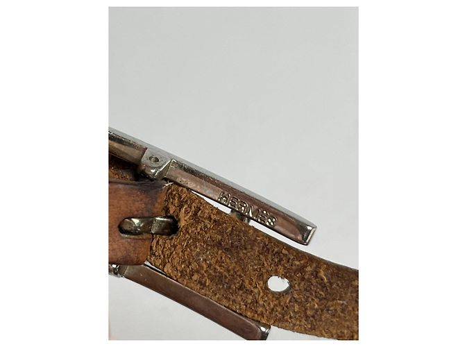Pulsera de cuero marrón Hermès Behapi Castaño - vista 3