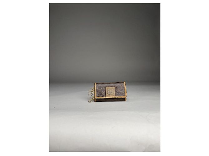 Céline Cartera de cuero beige Celine Triomphe - vista 5