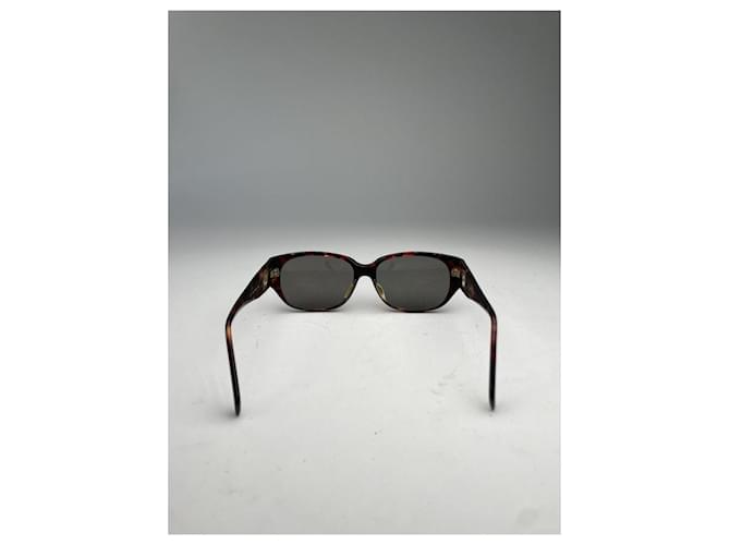 Céline Gafas de sol de plástico Celine Brown Castaño - vista 3