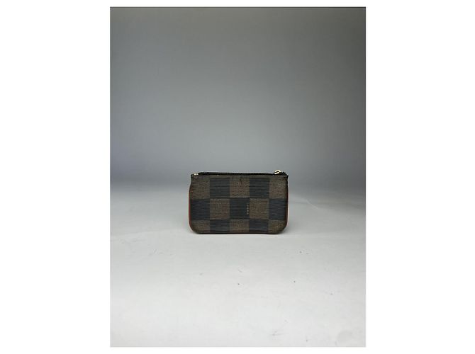 Borsa in pelle marrone Fendi - vista 2