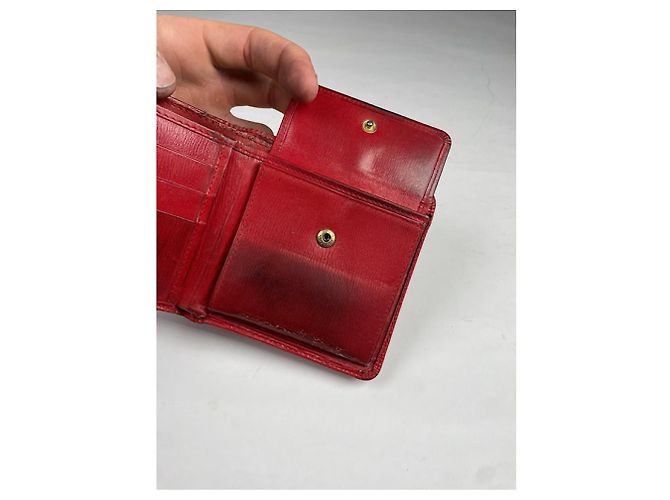 Borsa in pelle rossa Louis Vuitton Rosso - vista 4