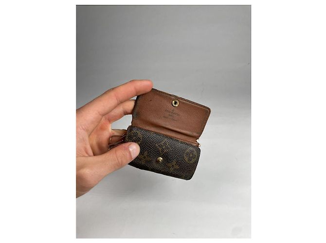 Borsa in pelle marrone Lockme di Louis Vuitton - vista 5