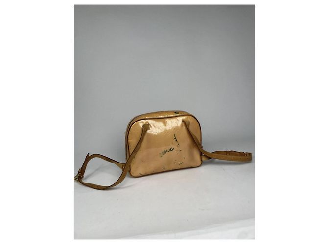 Mochila de cuero amarilla Louis Vuitton Artsy Amarillo - vista 2