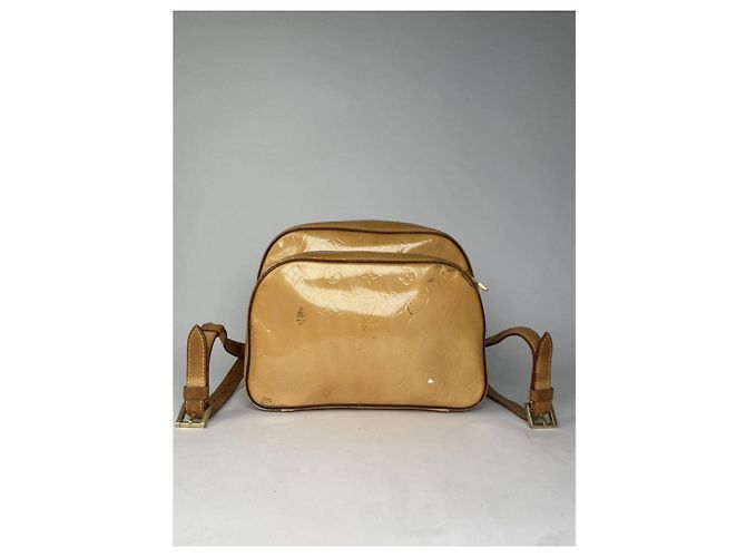 Mochila de cuero amarilla Louis Vuitton Artsy Amarillo - vista 5