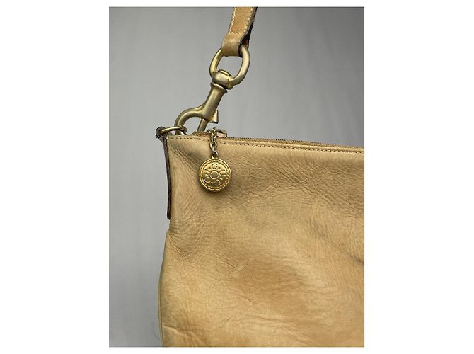 Bolsa de mão de couro bege Gucci Blondie - vista 4
