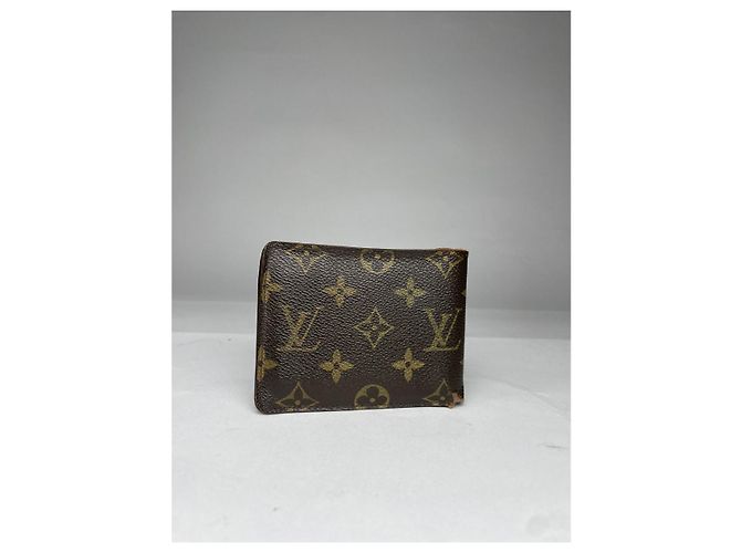 Borsa in pelle marrone Louis Vuitton - vista 3