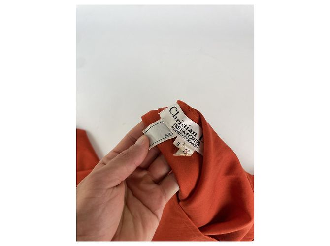 Dior J'adore Dior Suéter de lino naranja - vista 3