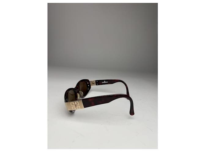 Occhiali da sole in plastica marroni Givenchy Marrone - vista 3