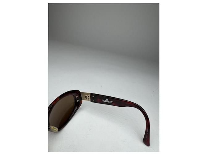 Occhiali da sole in plastica marroni Givenchy Marrone - vista 4