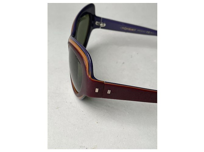 Gafas de sol de plástico morado Yves Saint Laurent Púrpura - vista 3