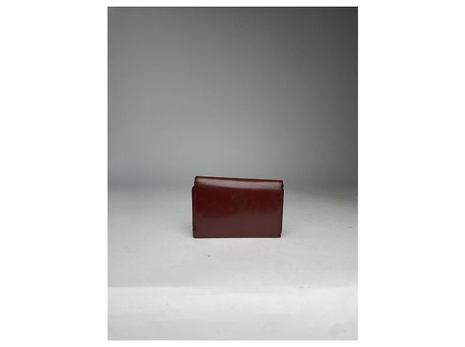Borsa in pelle bordeaux Cartier Bordò - vista 2
