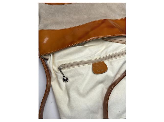 Gucci Horsebit 1955 Eimer Orange Polyester Handtasche - Ansicht 3