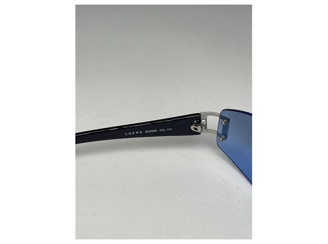 Occhiali da sole in plastica nera Loewe Nero - vista 4