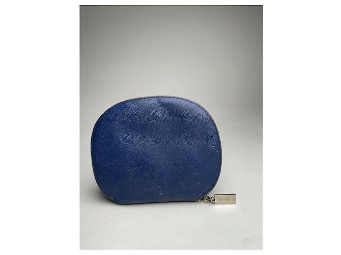 Céline Celine Blue Leather Wallet - view 2