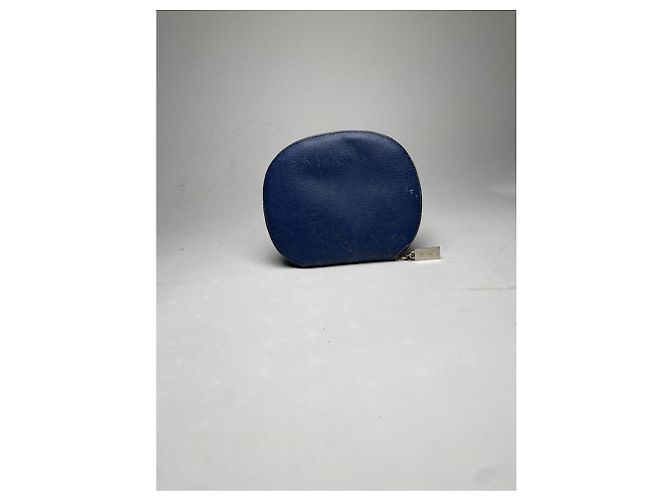 Céline Celine Blue Leather Wallet - view 4