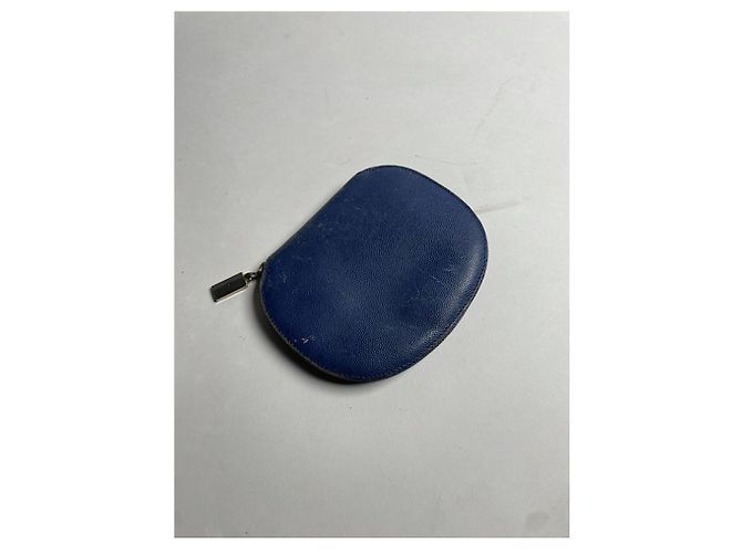 Céline Celine Blue Leather Wallet - view 5