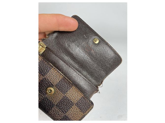 Borsa in pelle marrone Lockme di Louis Vuitton - vista 4