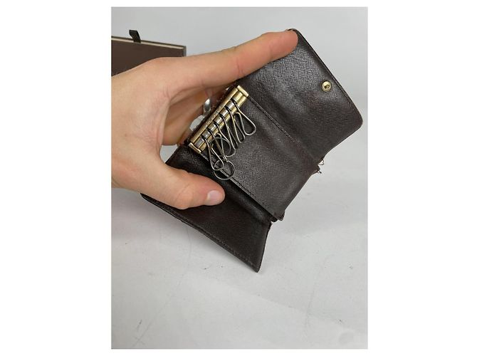Borsa in pelle marrone Lockme di Louis Vuitton - vista 5