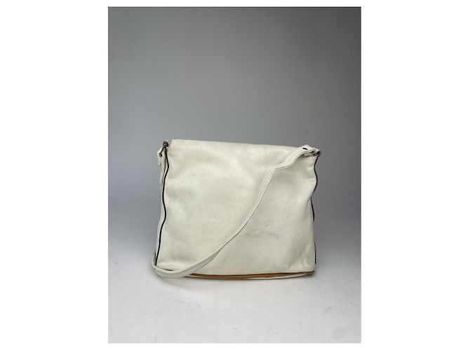 Courreges Borsa in pelle bianca Courrèges Bianco - vista 5