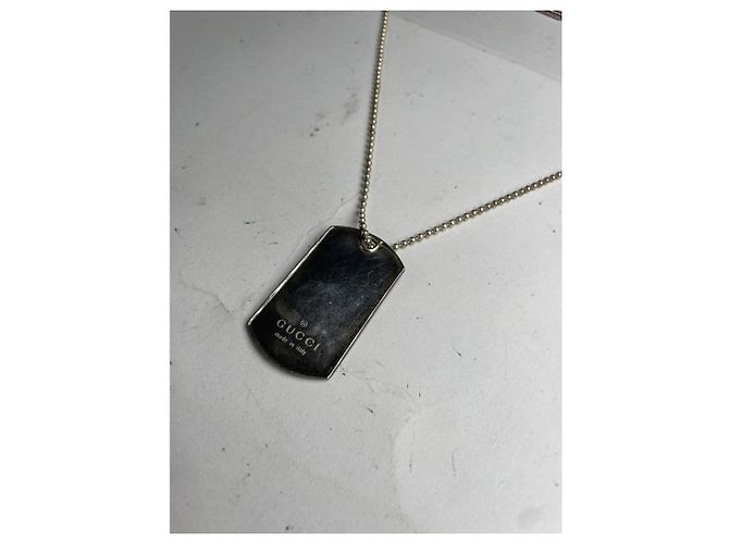 Gioielli in acciaio argento Gucci - vista 2