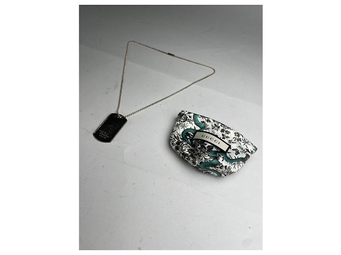 Gioielli in acciaio argento Gucci - vista 3