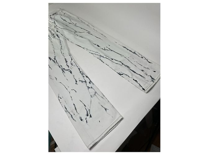 Jeans de algodão branco Just Cavalli - vista 2