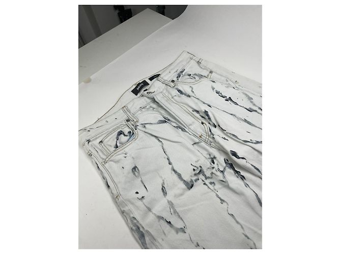 Jeans de algodão branco Just Cavalli - vista 3