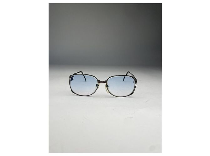 Gafas de sol de metal azul Yves Saint Laurent - vista 2
