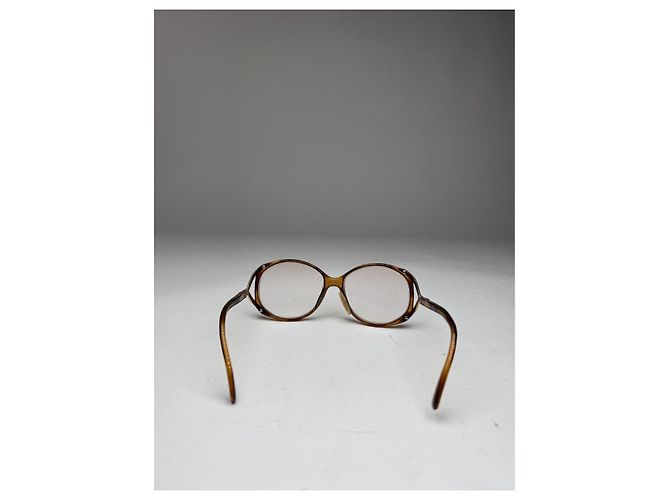 Gafas de sol de plástico marrón Dior Castaño - vista 3