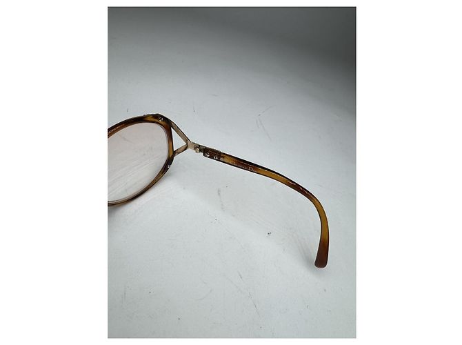 Gafas de sol de plástico marrón Dior Castaño - vista 4