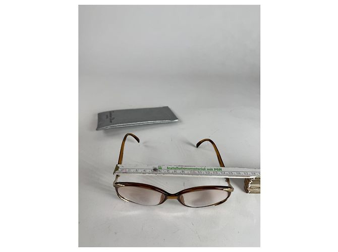 Gafas de sol de plástico marrón Dior Castaño - vista 5