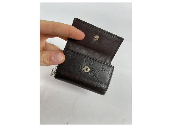 Borsa in pelle nera Gucci Nero - vista 3