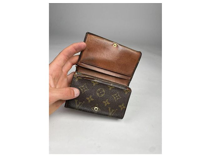 Louis Vuitton Iris braune Lederbörse - Ansicht 4