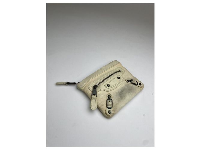 Borsa in cotone bianco Balenciaga - vista 5