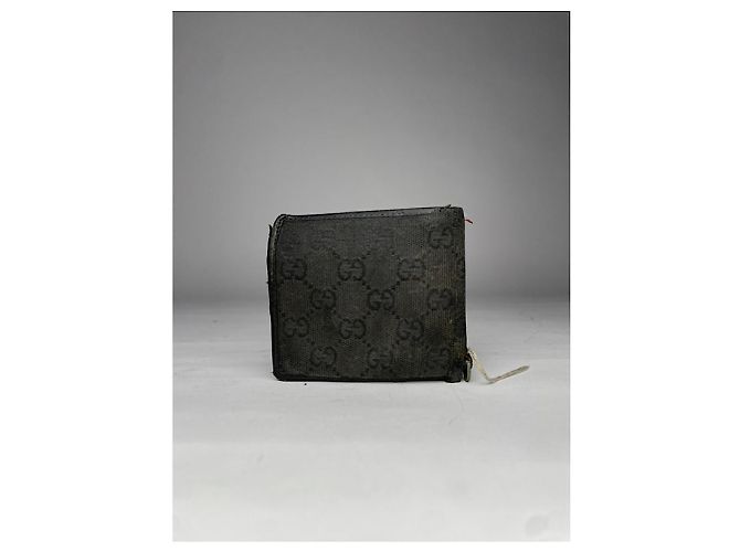 Borsa in cotone nero Gucci - vista 3
