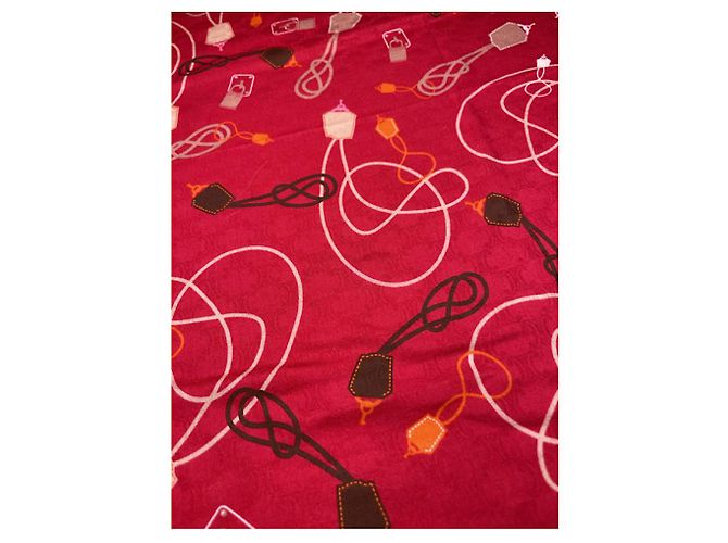 Edge Céline Pañuelo de seda roja Celine - vista 3