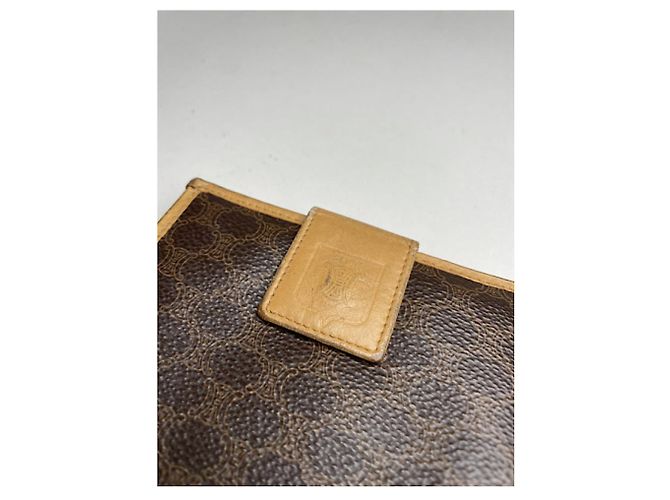 Céline Celine Triomphe Vintage Brown Leather Wallet - view 4
