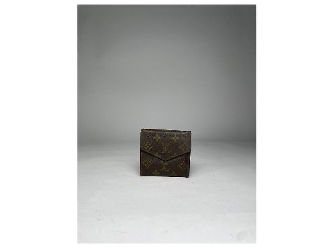 Cartera de cuero marrón Louis Vuitton Flore Castaño - vista 2