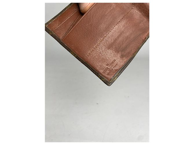 Cartera de cuero marrón Louis Vuitton Flore Castaño - vista 5